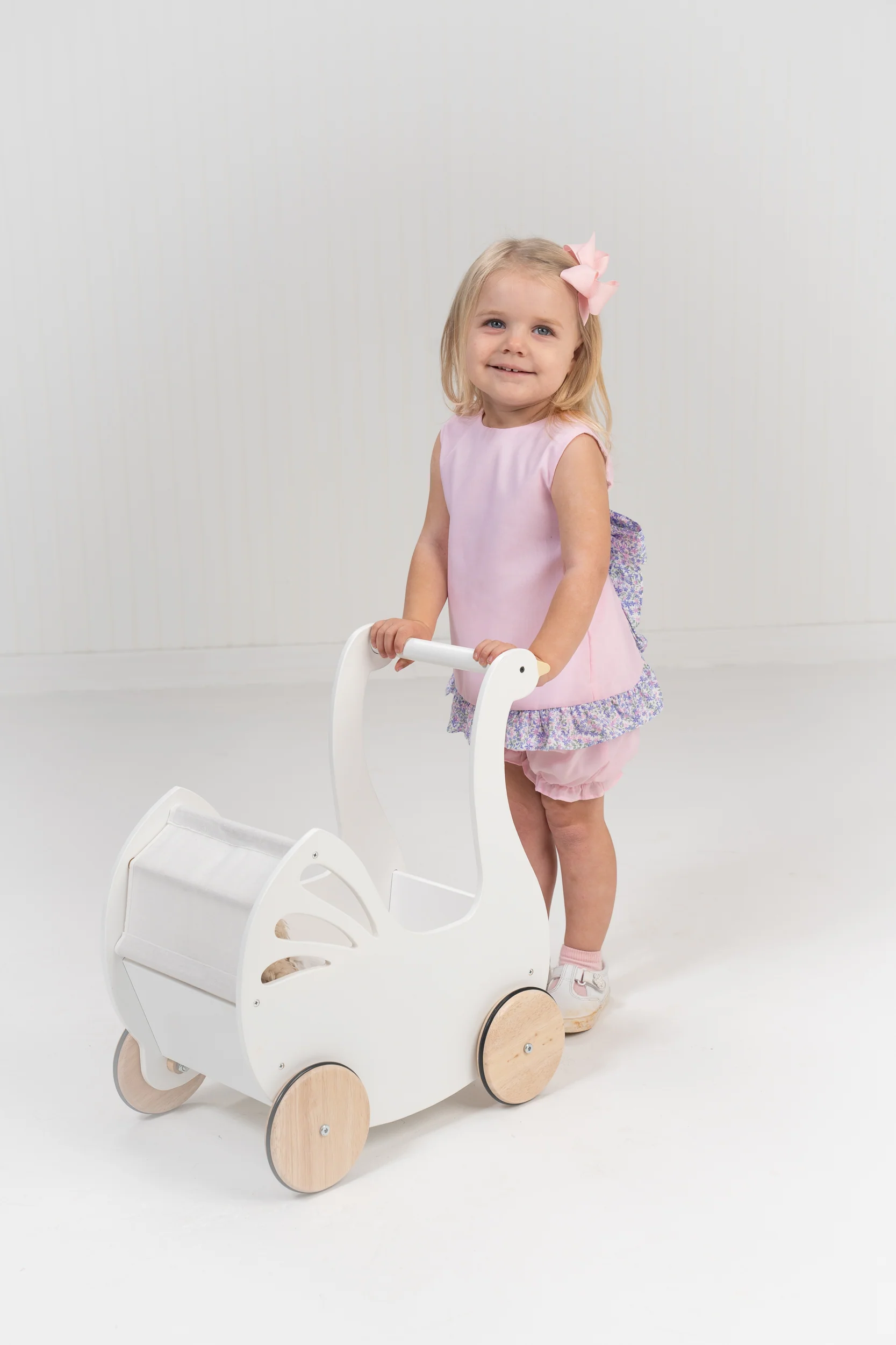 Blakely Pink & Lilac Floral Bloomer Set - Image 4
