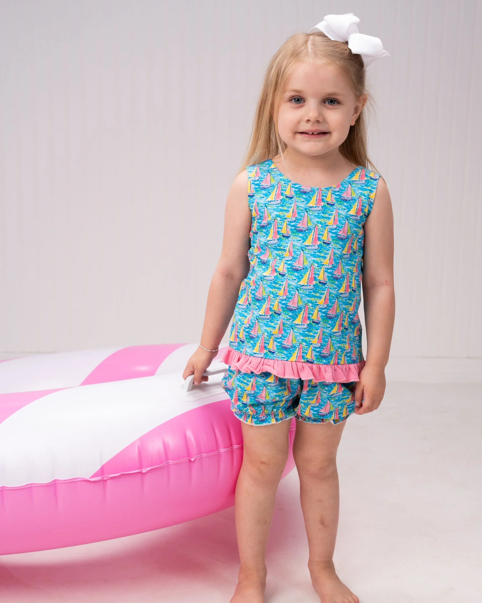 Blakely Preppy Sailboat Bloomer Sets - Image 2
