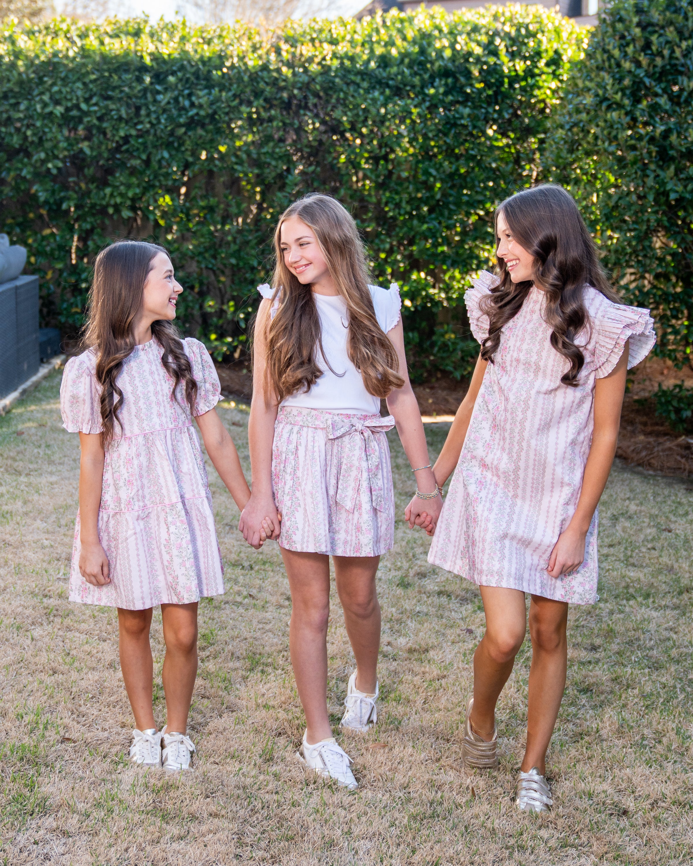 Blayke Pretty Pink Trellis Dress - Image 3