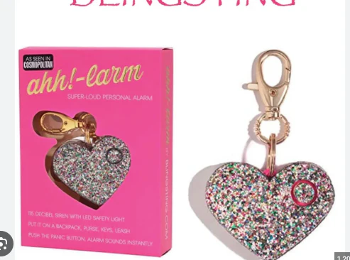 BLINGSTING Personal Ahh!-larm, Confetti Heart