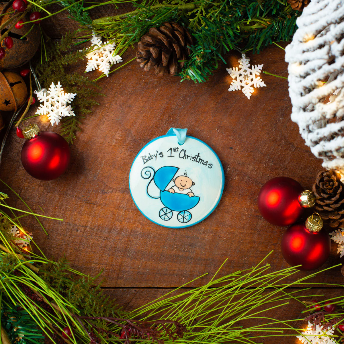 BLUE BUGGY~ Baby First Christmas