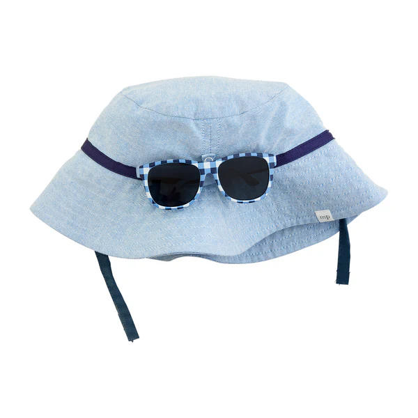 Blue Hat & Sunglasses