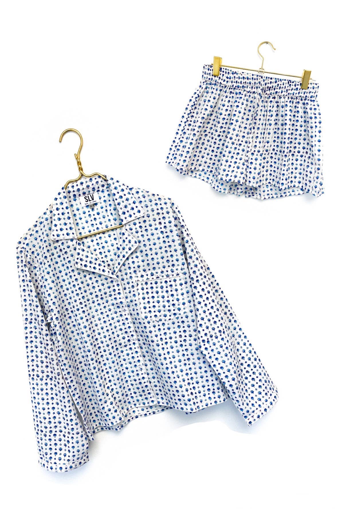 Bluebell Pajama Lounge Set: Bluebell / M/L