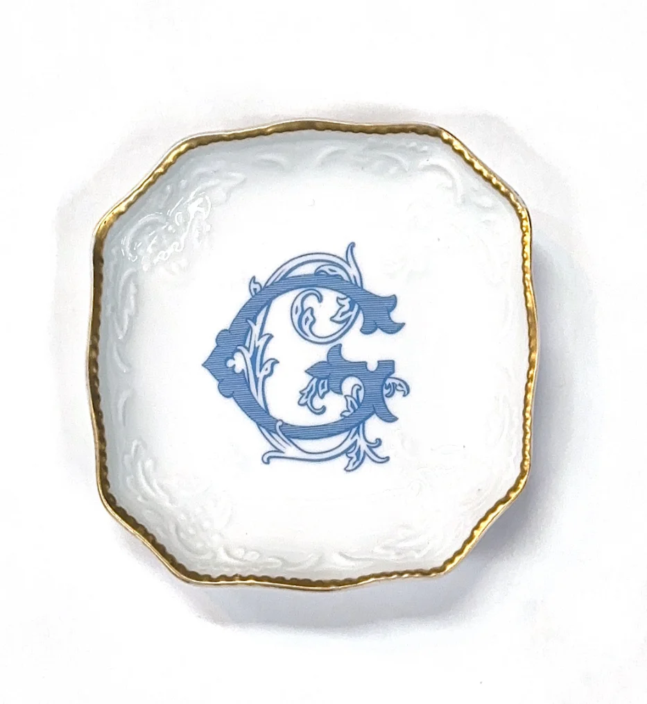 BonBon Dish Top 17 Wilson Blue Monogram - Image 10