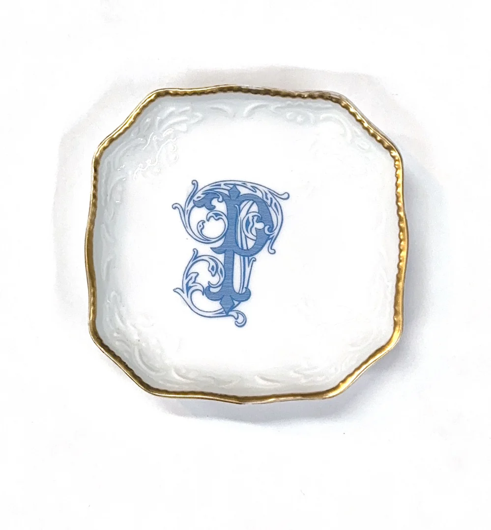 BonBon Dish Top 17 Wilson Blue Monogram - Image 14