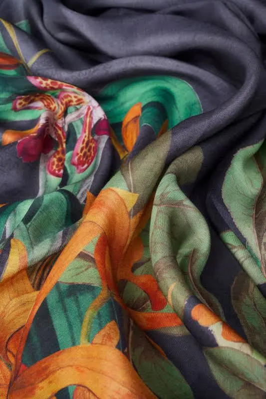 Powder - Botany Bliss In Charcoal Kimono Jacket - Image 5