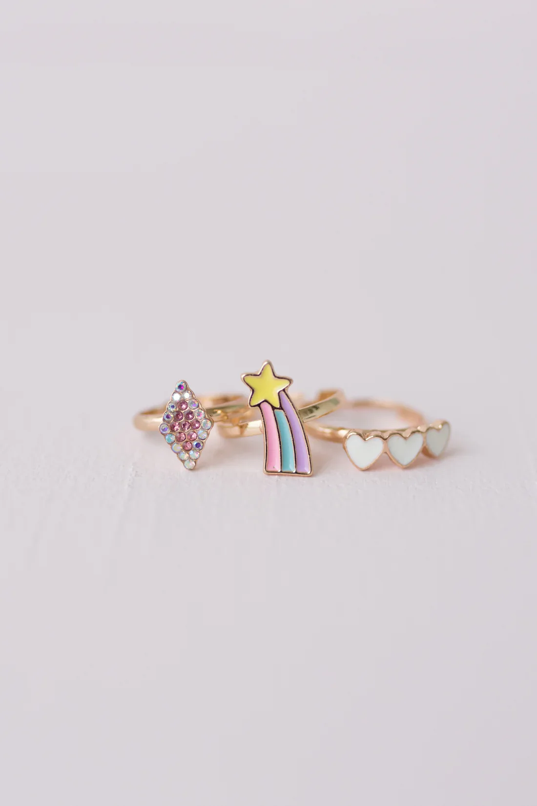 Boutique Heart Star Rings