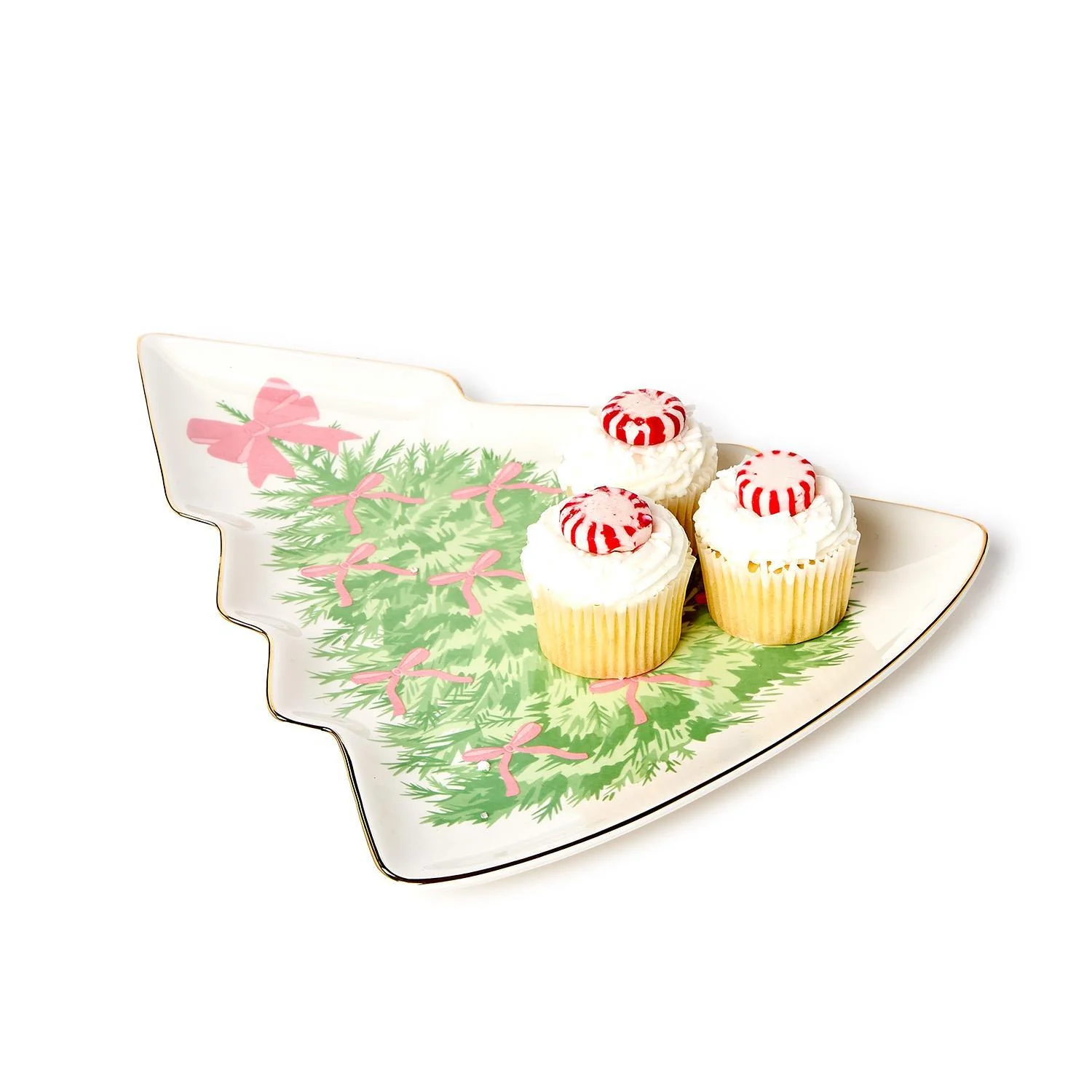 Bow-tiful Christmas Tree Plate