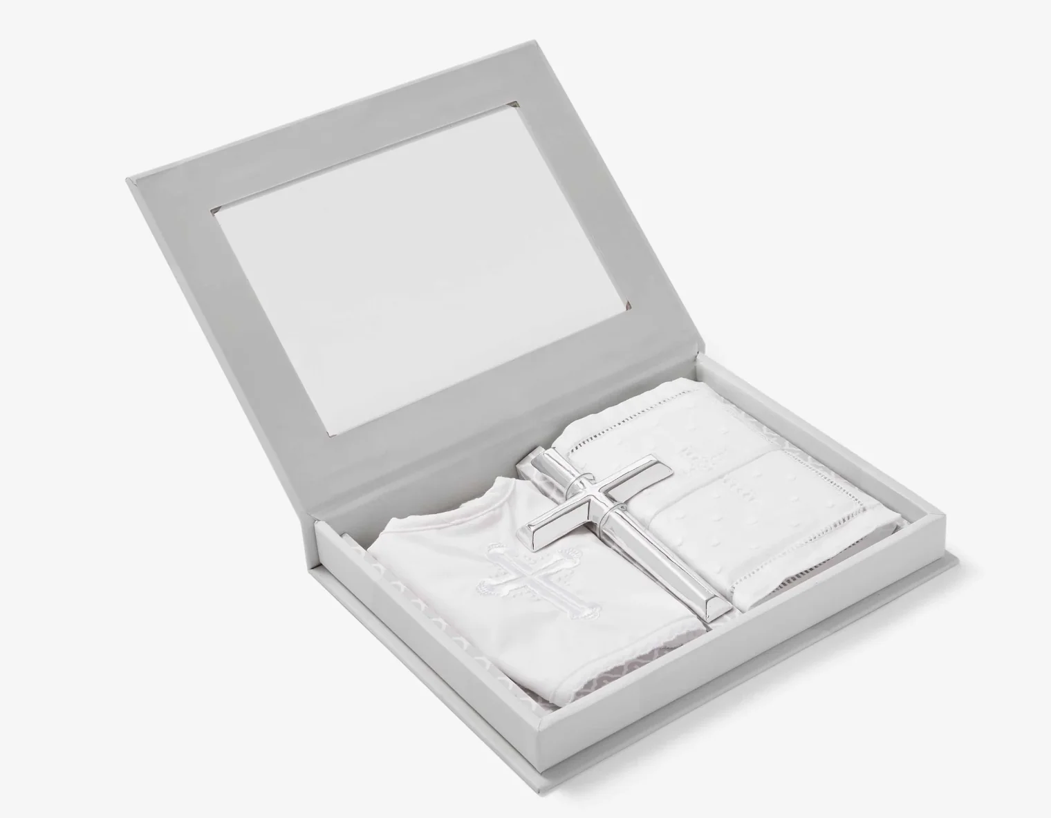 Boys' Bible, Cross, & Bib Christening Gift Set - Image 3