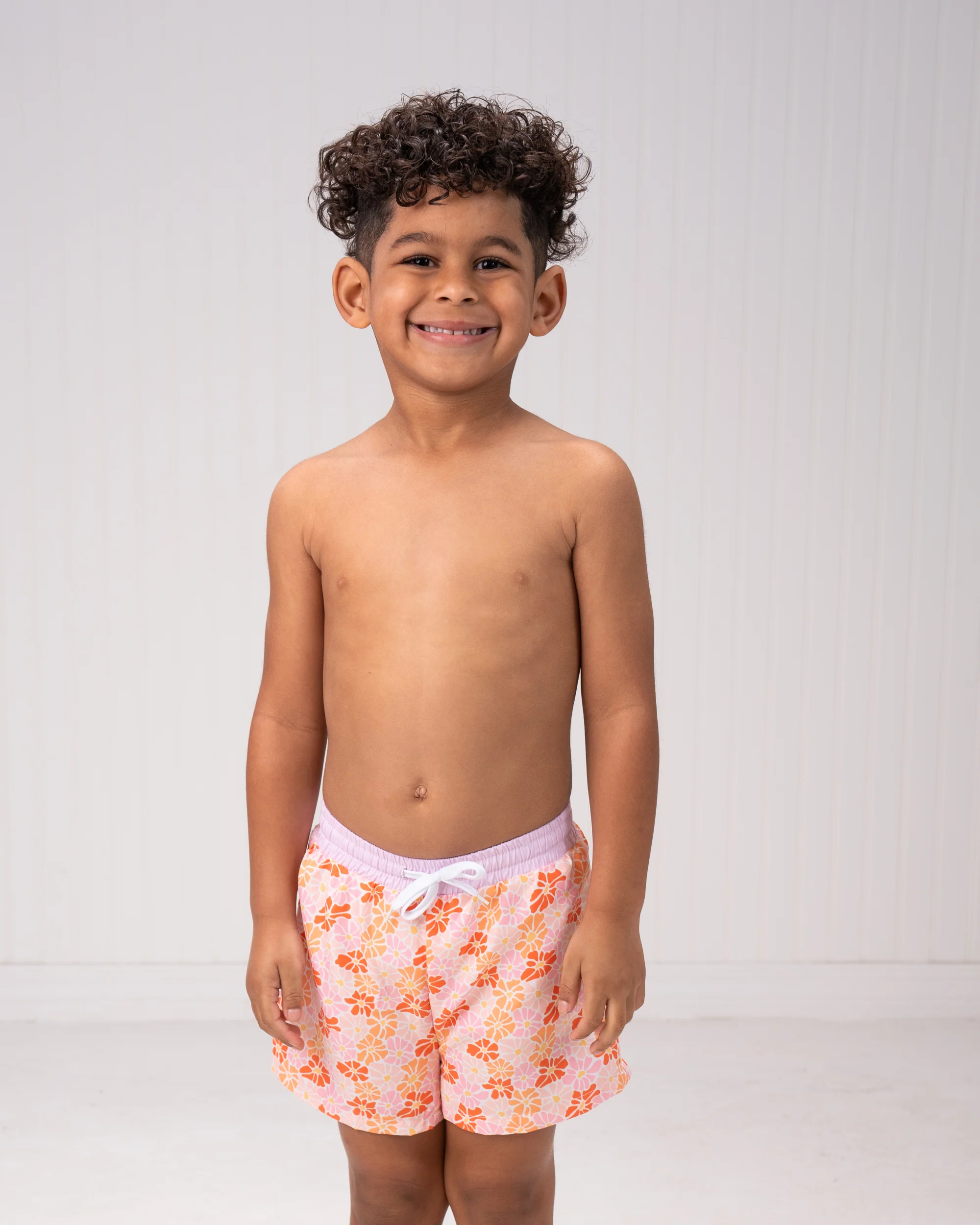 Peachy Pink Florals Trunks - Image 3