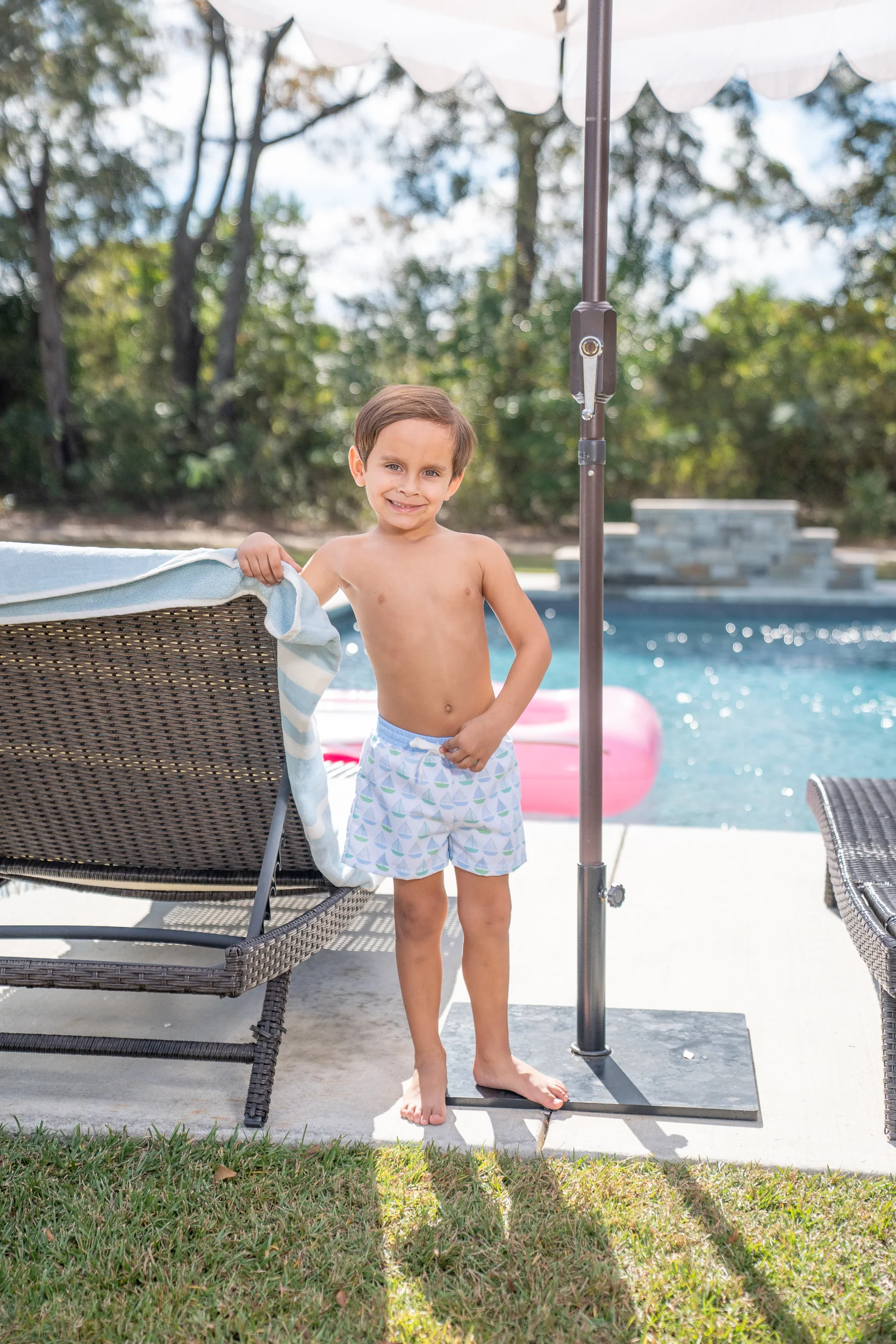 Boys Set Sail Trunks UPF50 - Image 3
