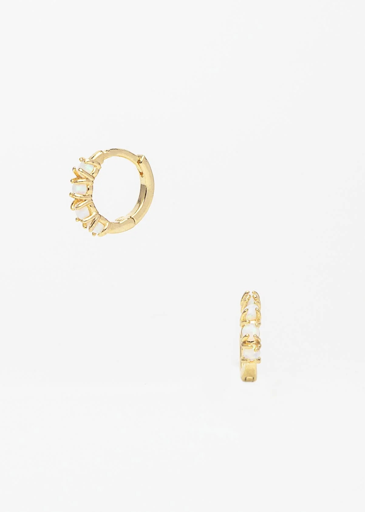 Brenda Grands Jewelry - Opal Huggies