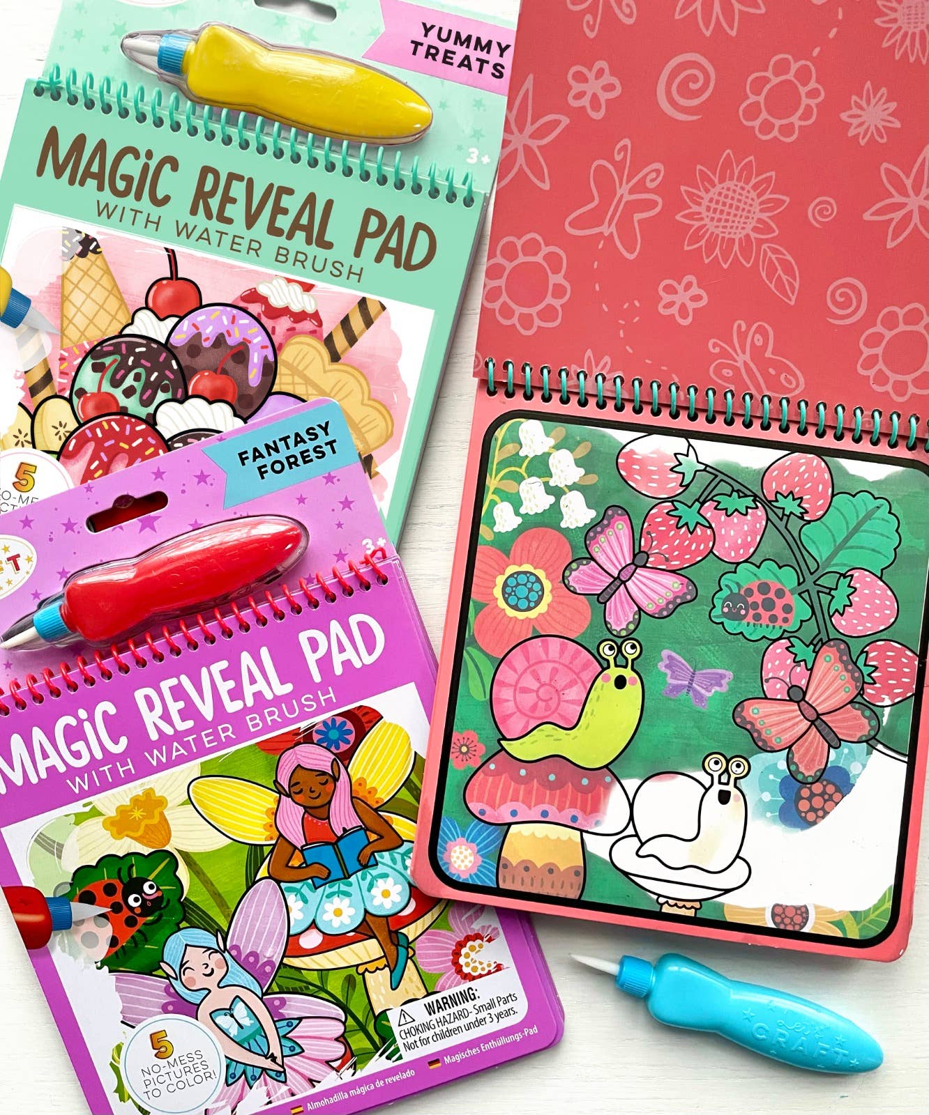 Bright Stripes - Magic Reveal Pads - Butterflies, Treats & Fairies - Image 3