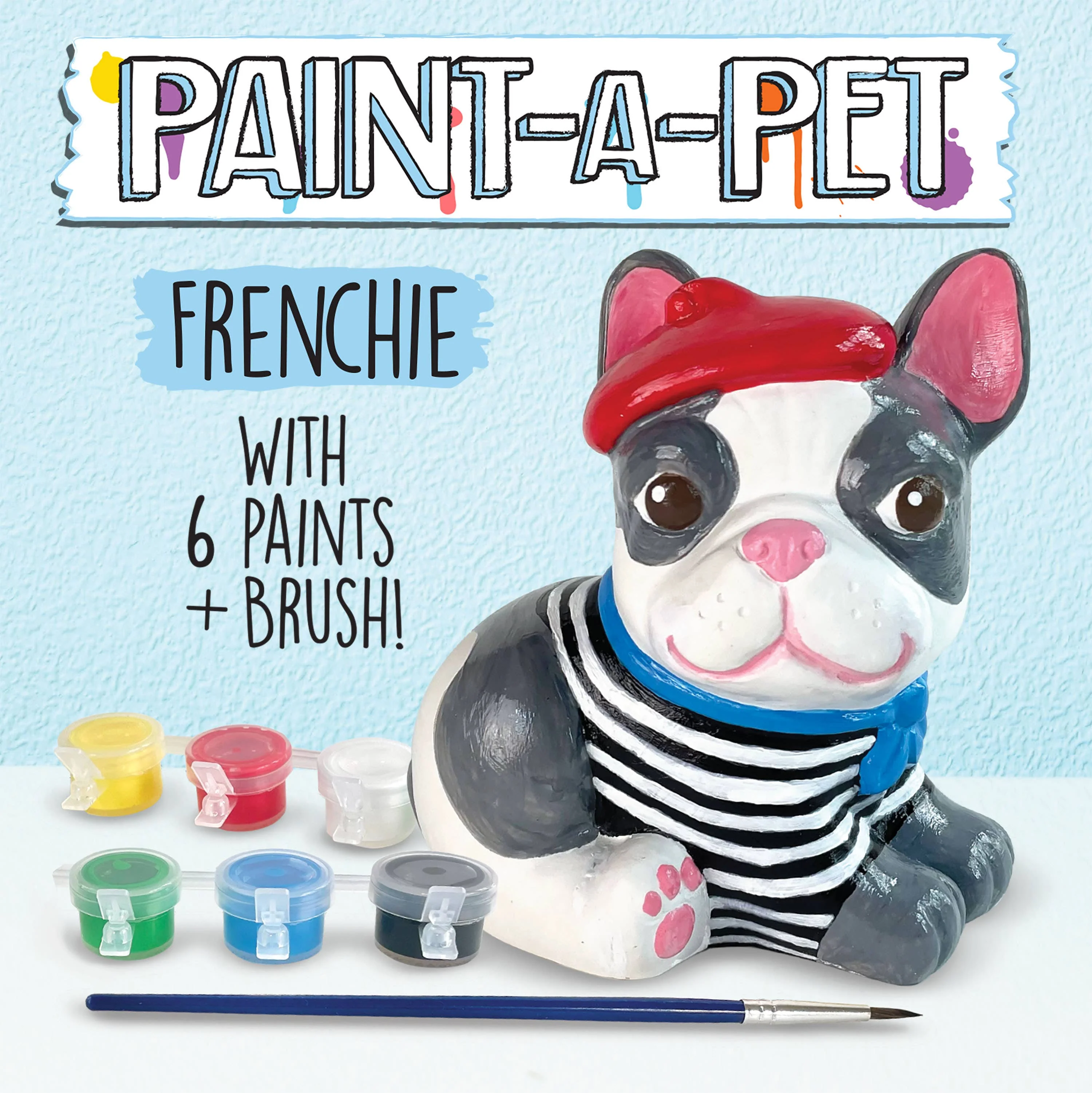 Bright Stripes - Paint A Pet - Frenchie - Image 2