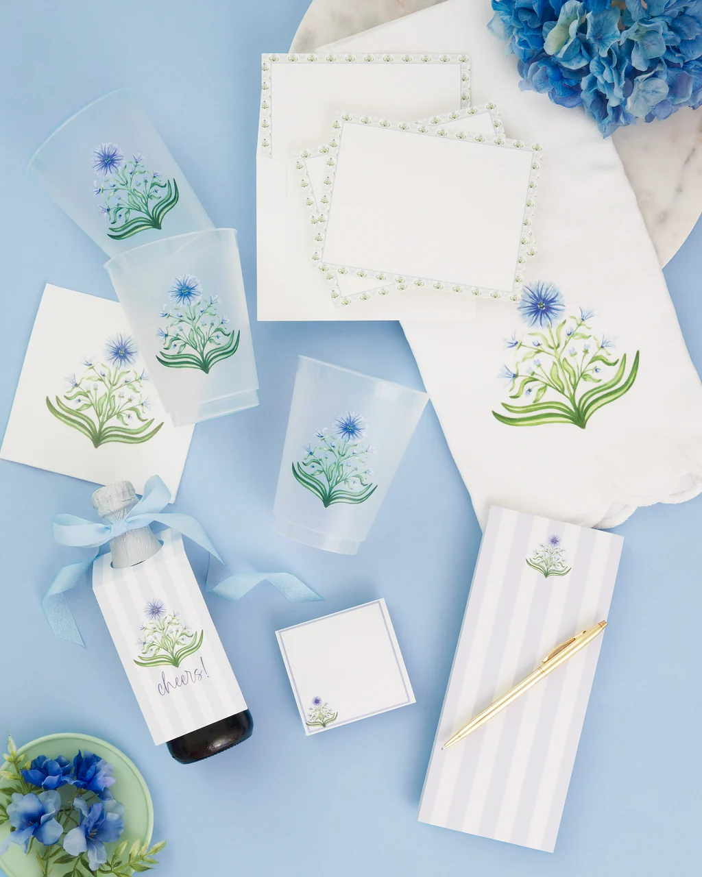 Busy Bee Gift - Botanical Sticky Note | 3x3 50 sheets - Image 2