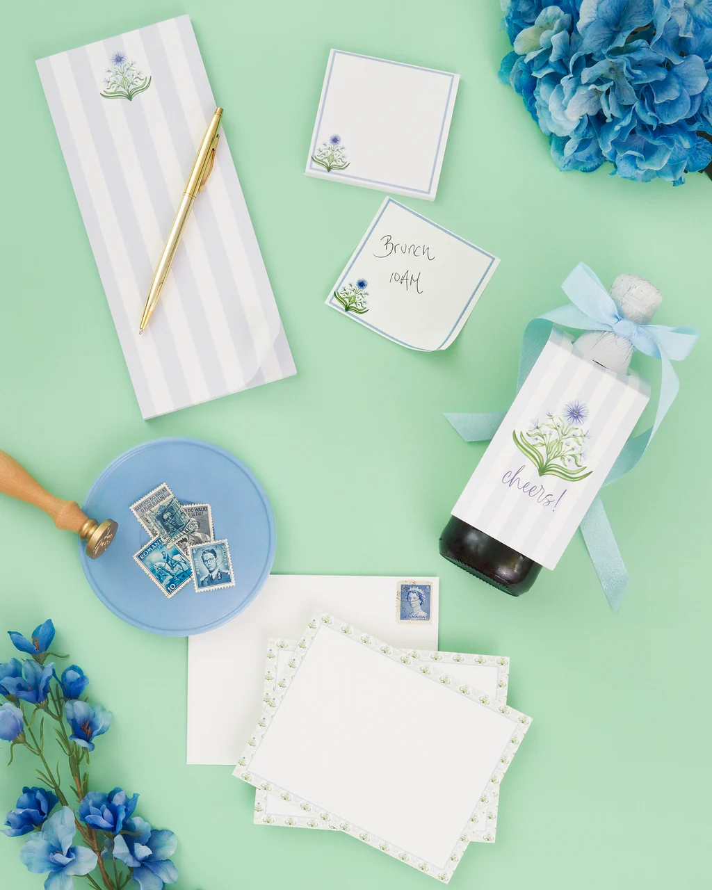 Busy Bee Gift - Botanical Sticky Note | 3x3 50 sheets - Image 3