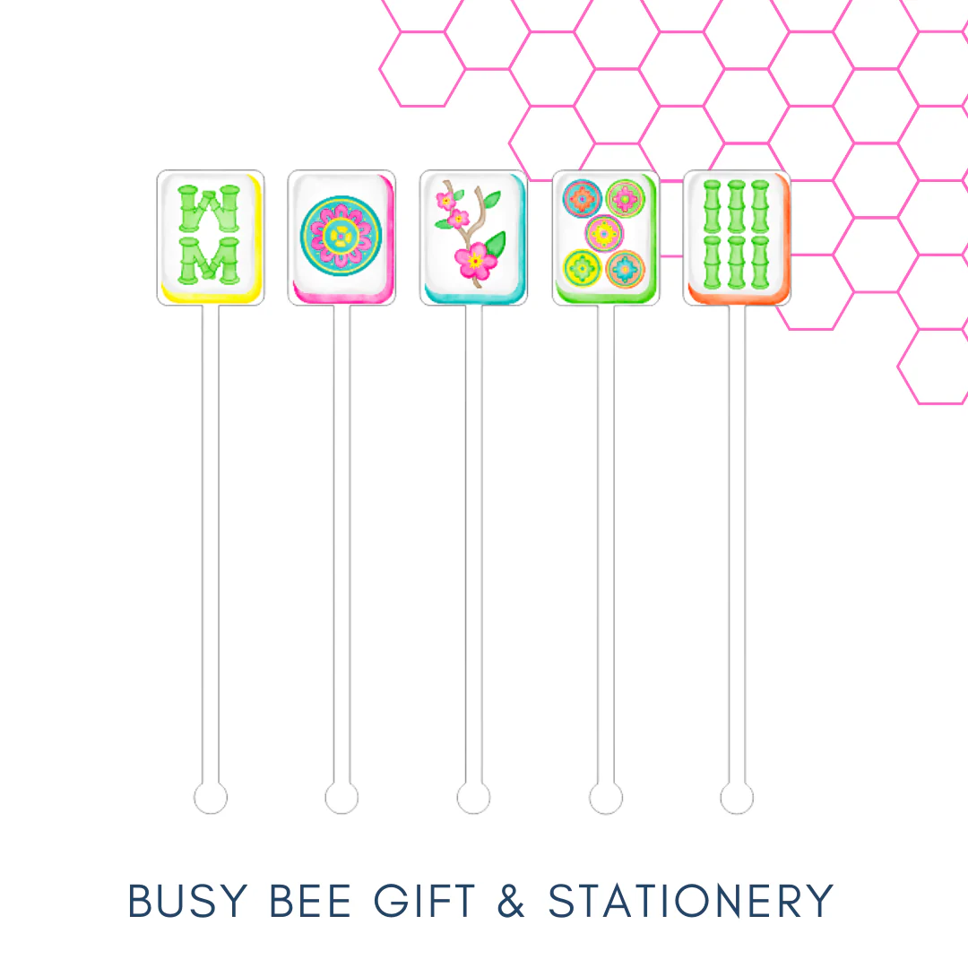 Busy Bee Gift & Stationery - Mahjong Dot Crack Bam Frost Flex 16 oz Cups - Image 3