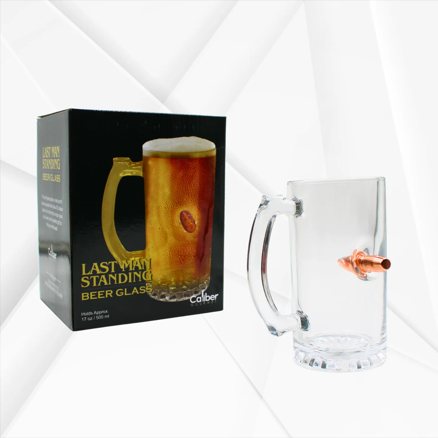 CALIBER GOURMET / CAMPCO - Last Man Standing - Bullet Beer Glass 500 ml - Image 4