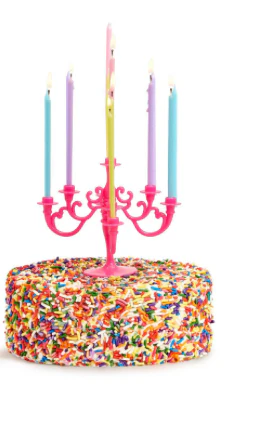 Candelabra Cake Topper