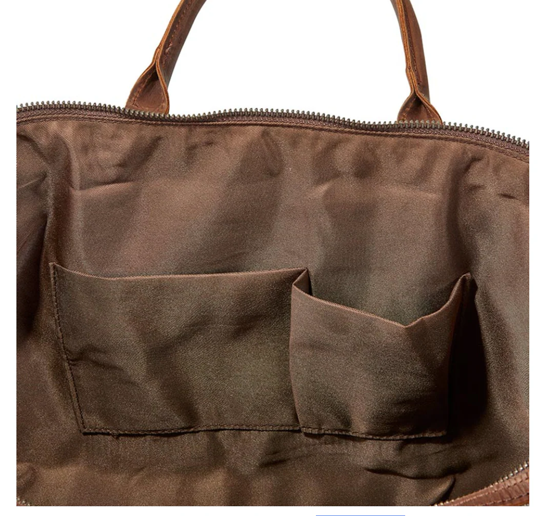 Canvas and Leather Vintage Duffle - Image 3