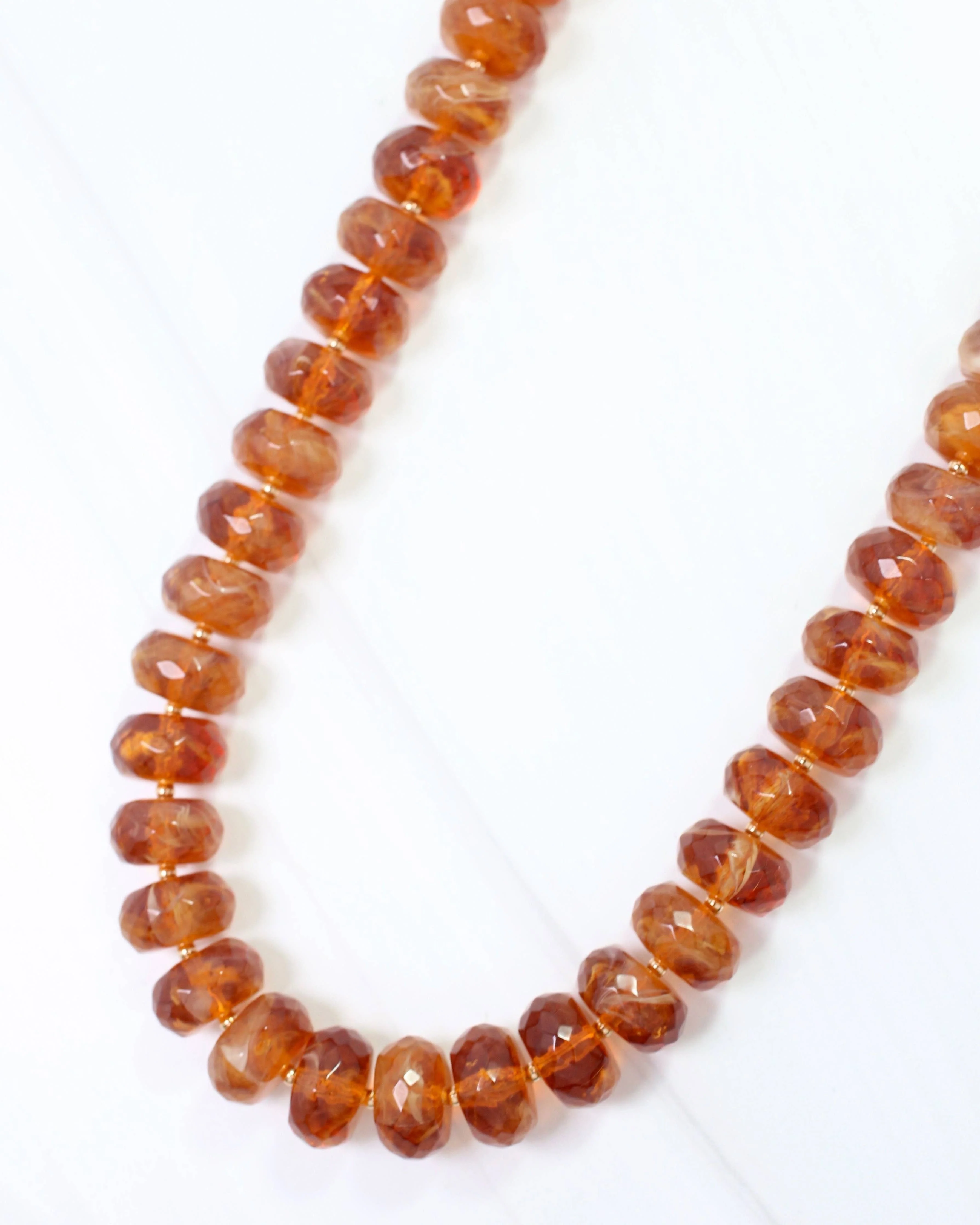 Caroline Hill - Mansfield Beaded Necklace Tortoise: Default - Image 2