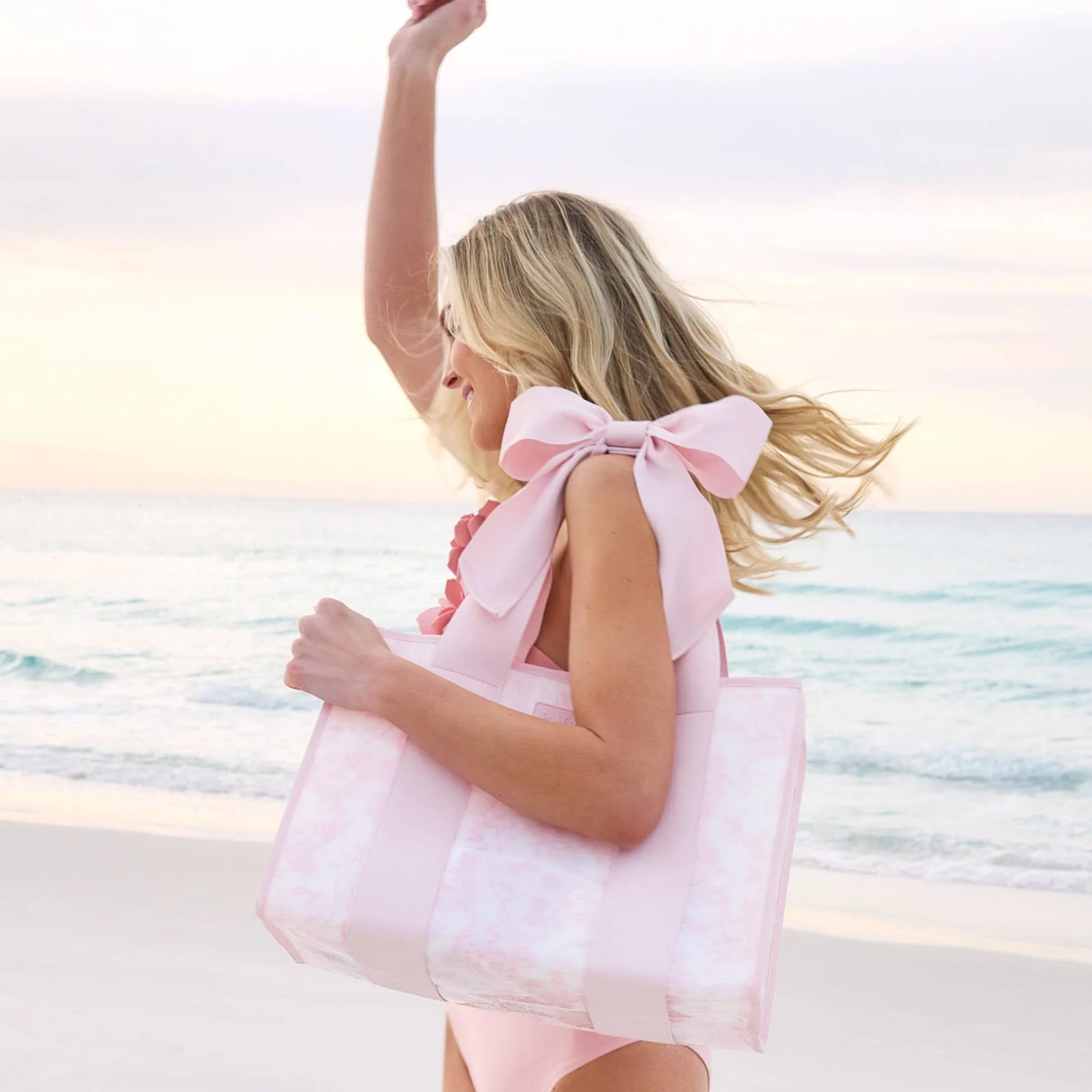 Case-Mate - Case-Mate Afternoon Rosé Bow Jelly Tote Bag - Image 2