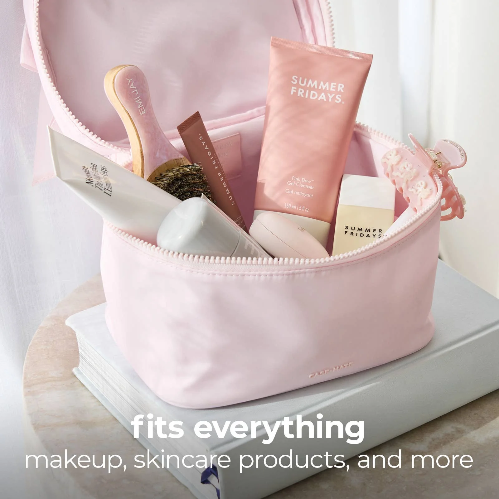 Case-Mate - Case-Mate Ballet Pink Makeup Train Case - Image 3