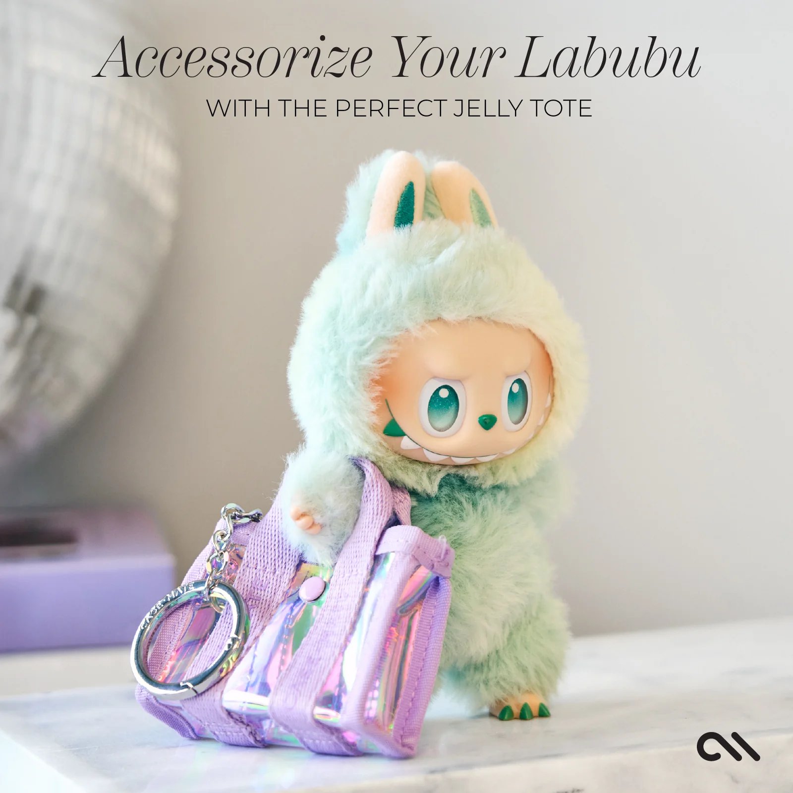 Case-Mate - Case-Mate Tini Tote Keychain Charm: Iridescent - Image 3
