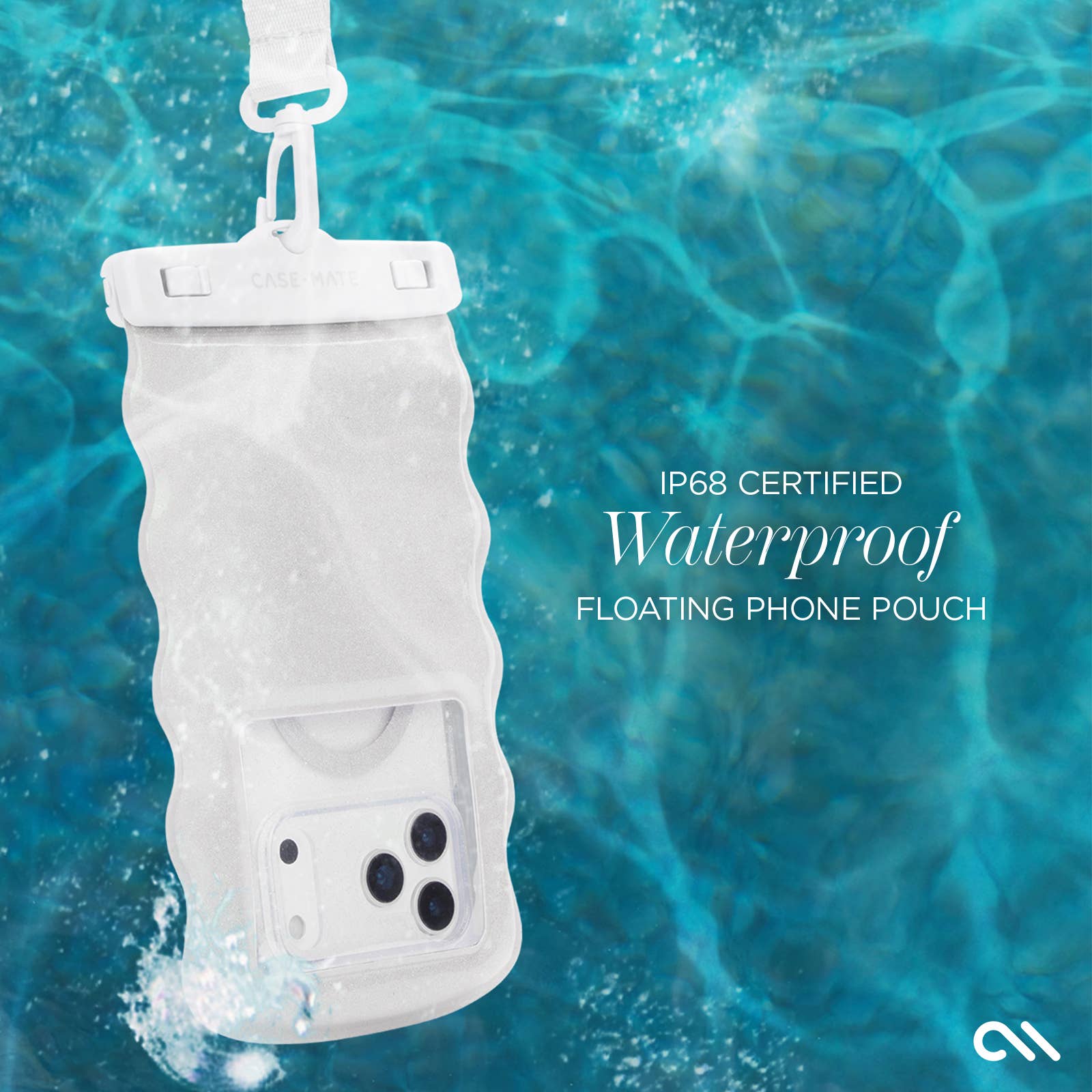 Case-Mate - Case-Mate Wavy Waterproof Floating Phone Pouch: Mist Twinkle - Image 7