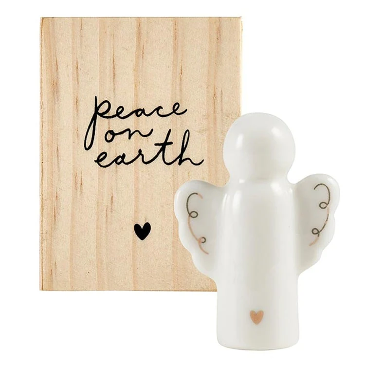 Cermc Figr Pine Wd Bx - Angel'