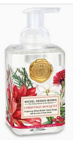 Christmas Bouquet Foaming Hand Soap & Hostess Napkin