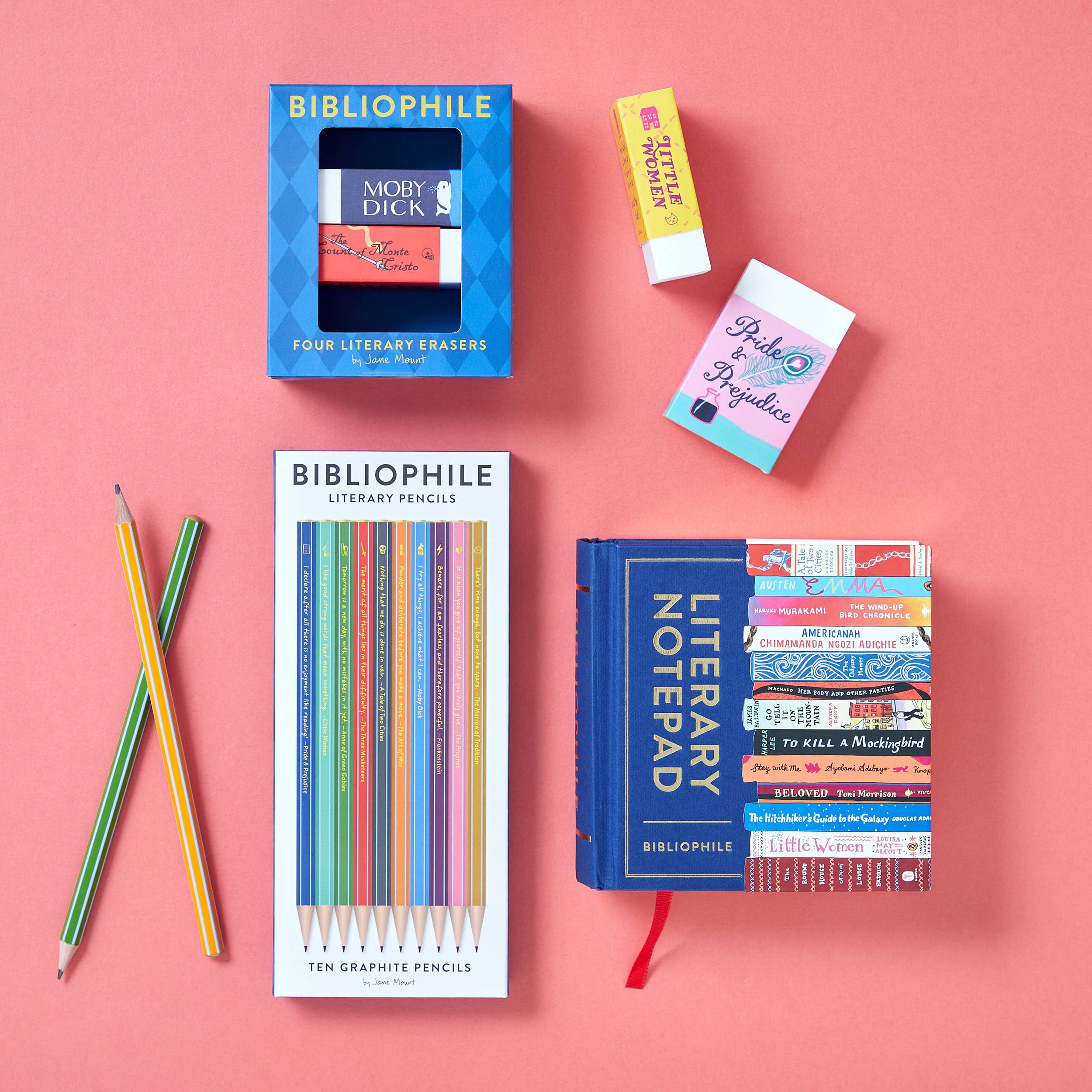 Chronicle Books - Bibliophile Literary Erasers - Image 4