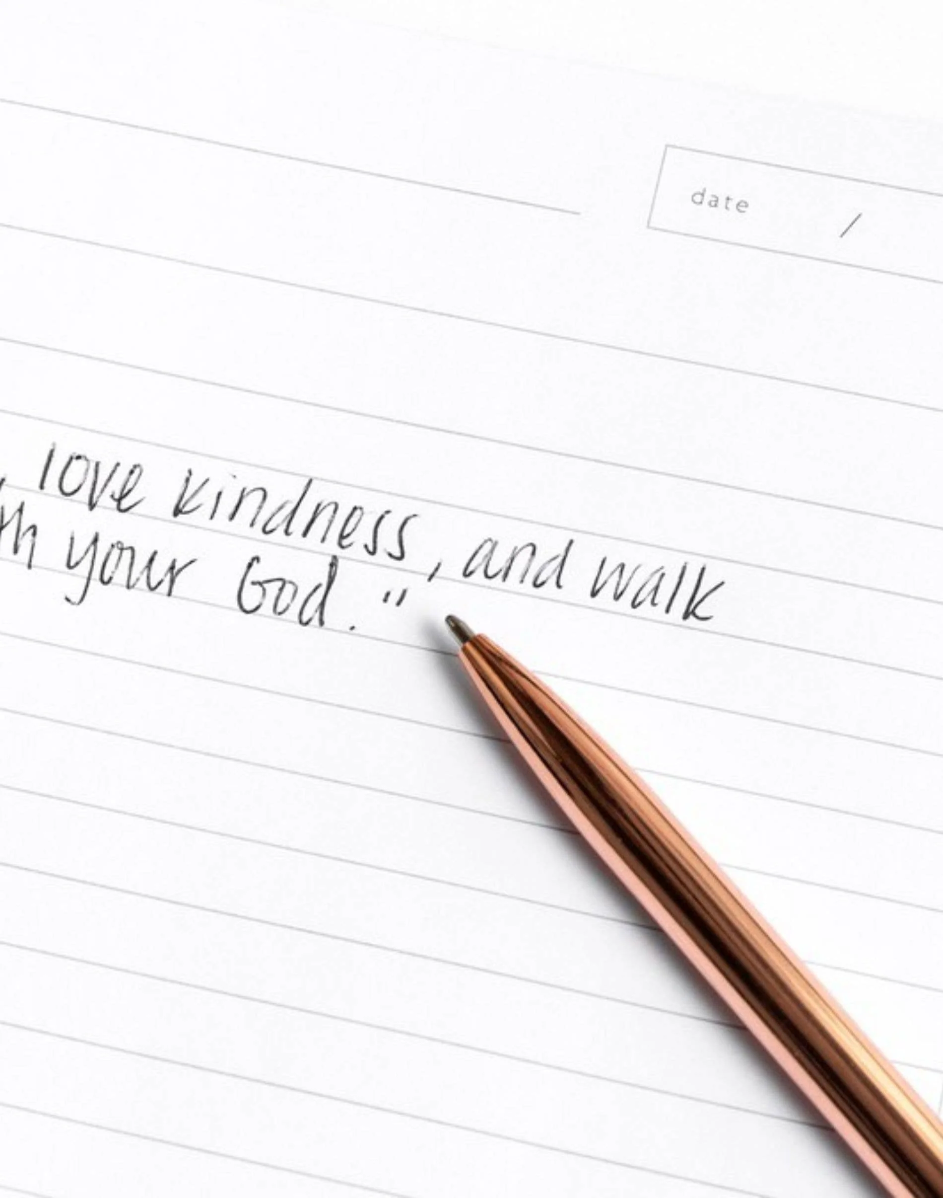 Church Notes Co. - Rose Gold Pen - Image 3