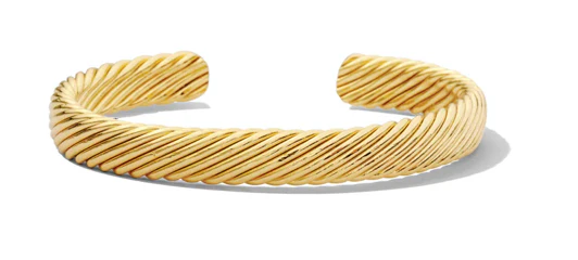Classic Cable Cuff Bracelet