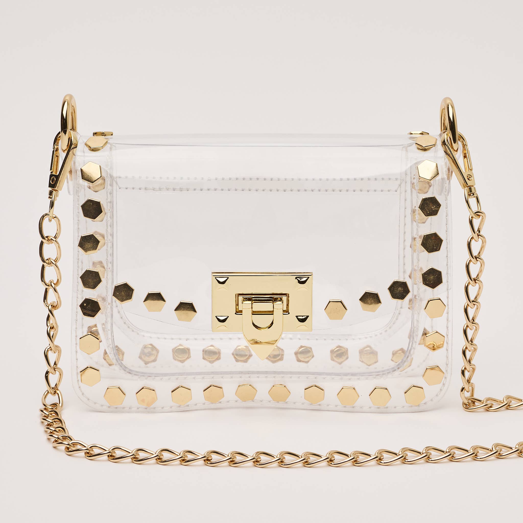 Clearly Handbags - The Jackie in Hexagon 
