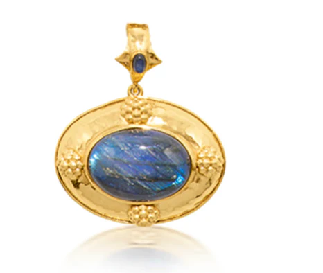 Cleopatra Pendant- Blue Labradorite - Image 2