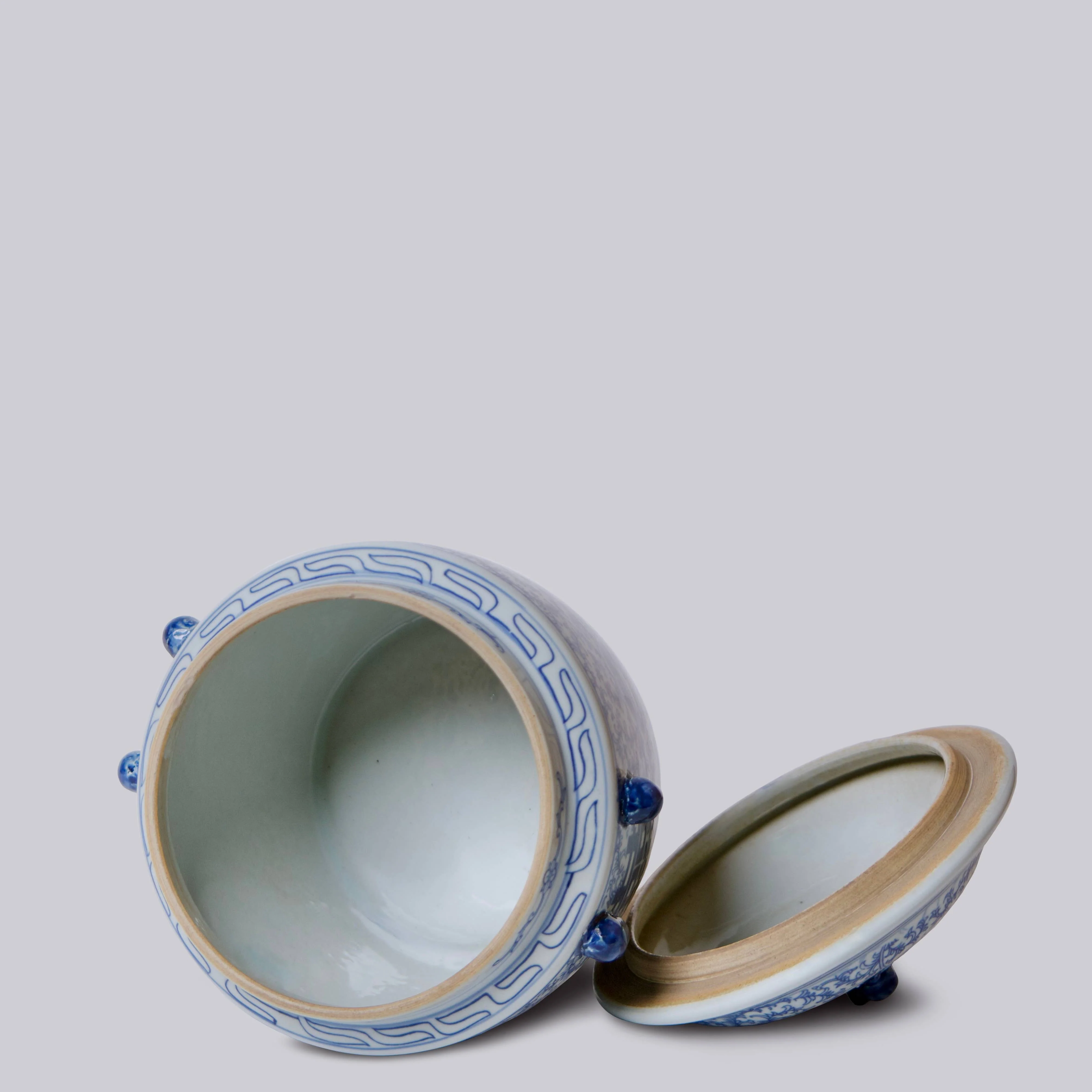 Cobalt Guild - Blue and White Porcelain Double Happiness Lug Jar - Image 2