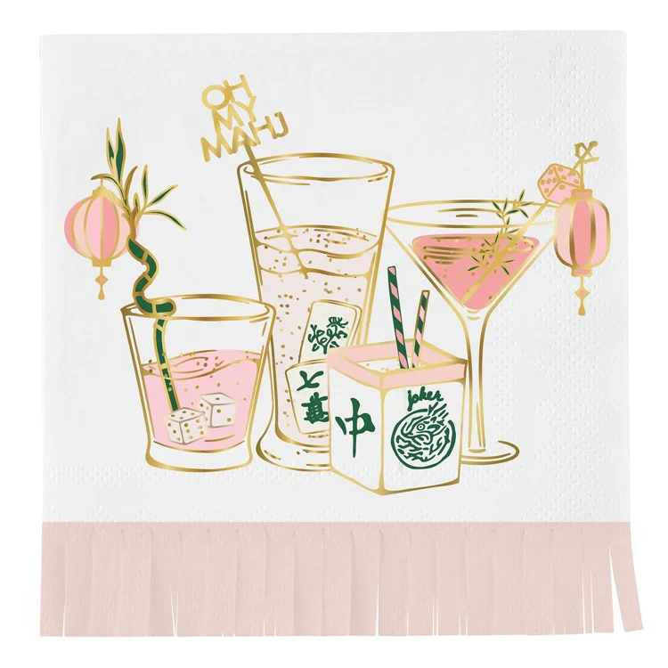 CocktailNapkinFringe-Mahjong
