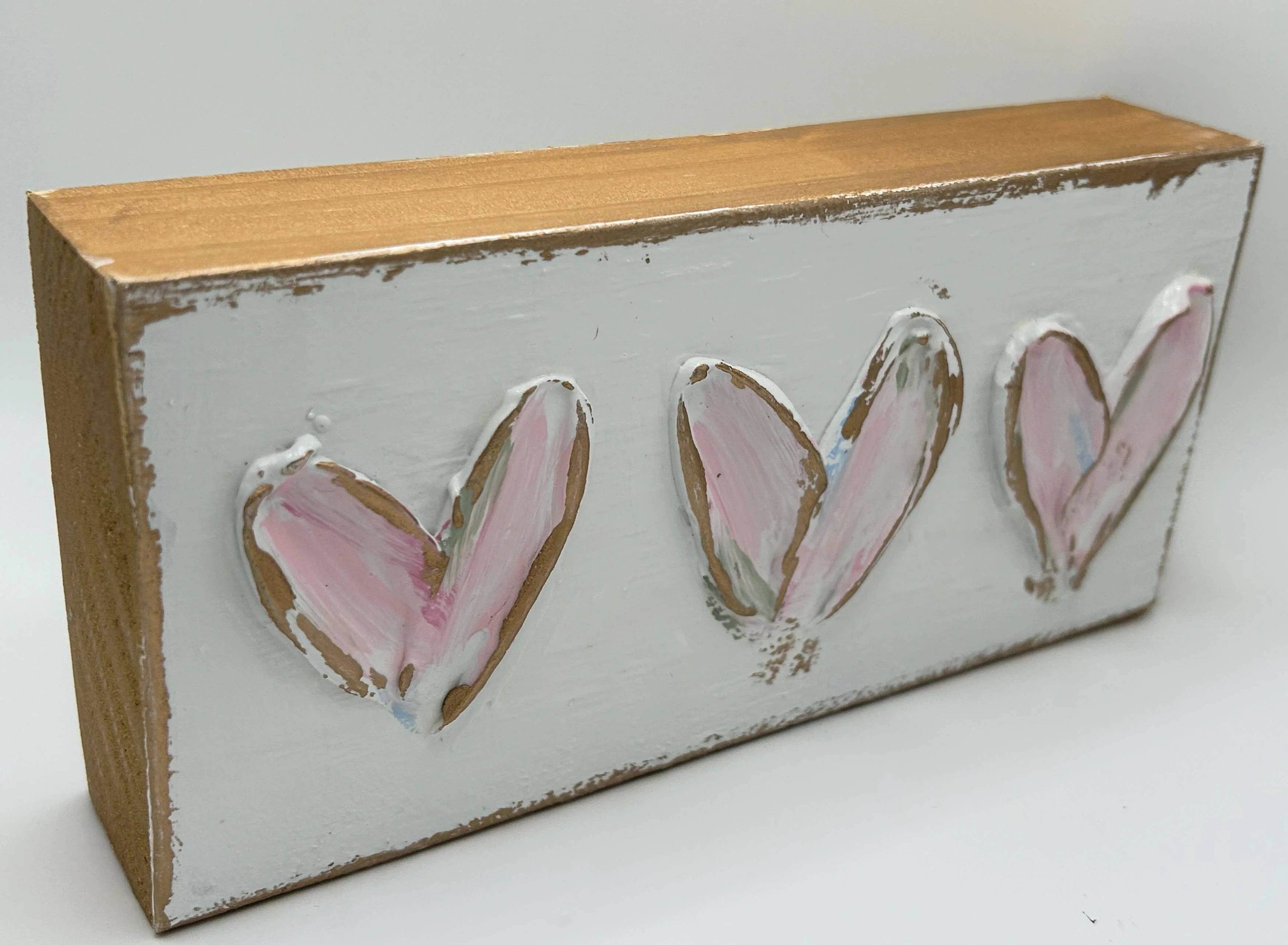 Coddiwomple - Heart trio wood block - Image 2