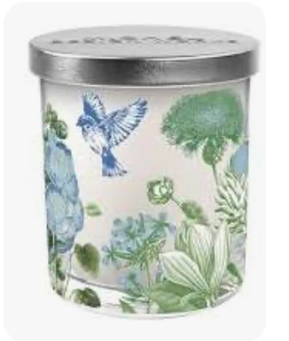 Cotton & Linen Candle Jar with Lid