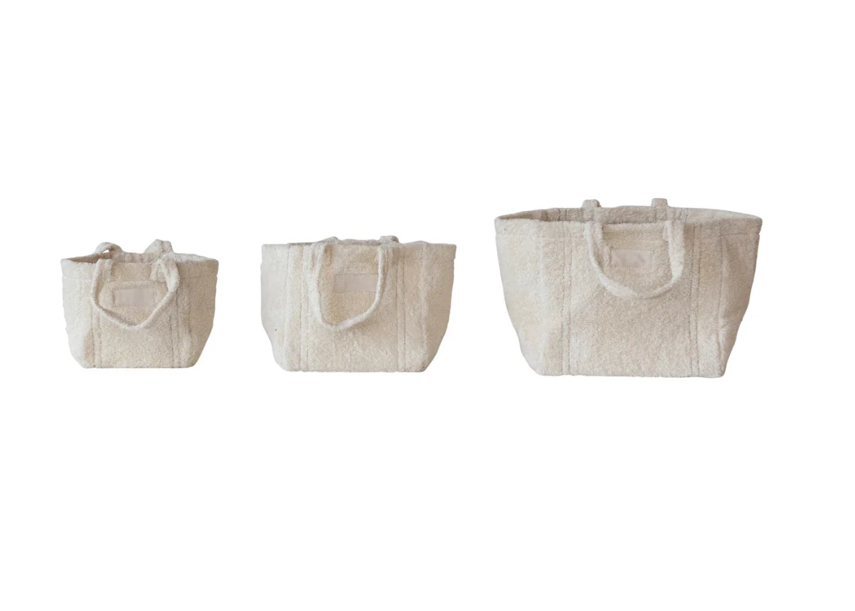 Cotton Terry Totes - natural ivory - Image 2