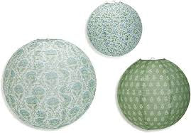 S/3 Countryside Paper Lanterns