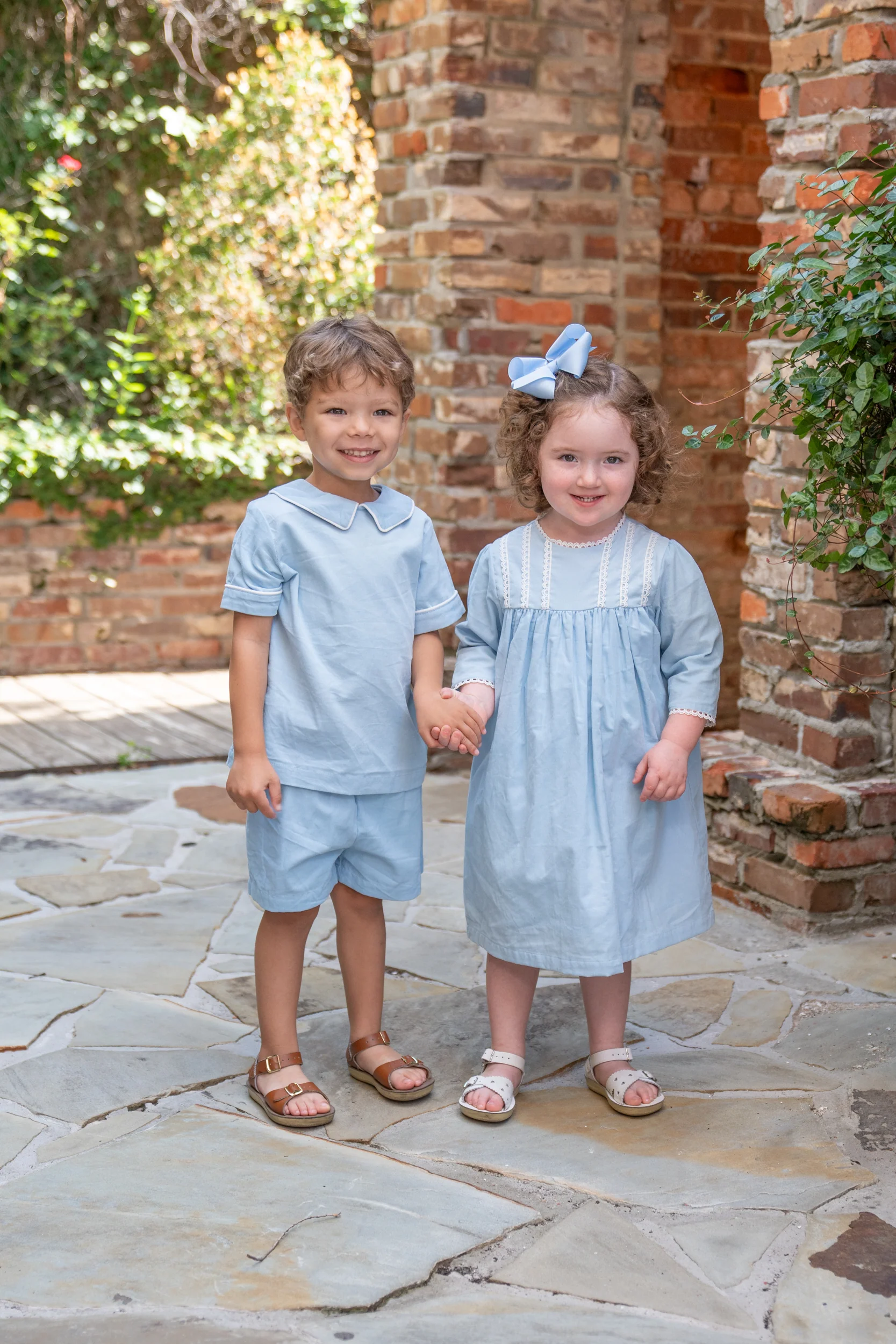 Crawford Light Blue Cord Short Set - Image 3