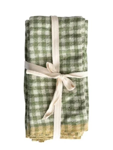 Creative Co-op - S/4 18" Woven Linen Napkins