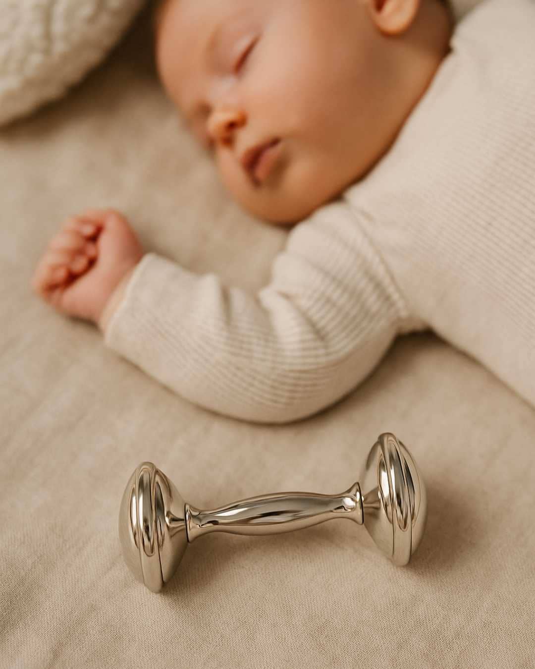Creative Gifts International Inc. - Dumbbell Baby Rattle - Image 3