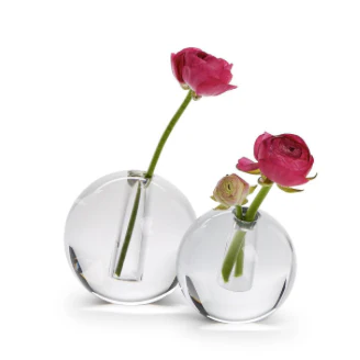 Perfect Circles Crystal Vases