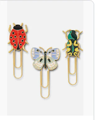 Curio Enamel Paper Clip Set