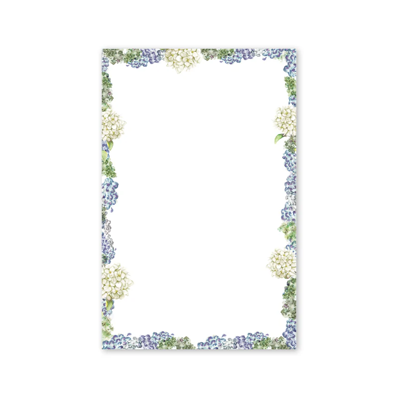 Dogwood Hill - Blue Hydrangea Boxed Invitation: Imprintable Invitation Boxed Set of 10 Cards - Image 3