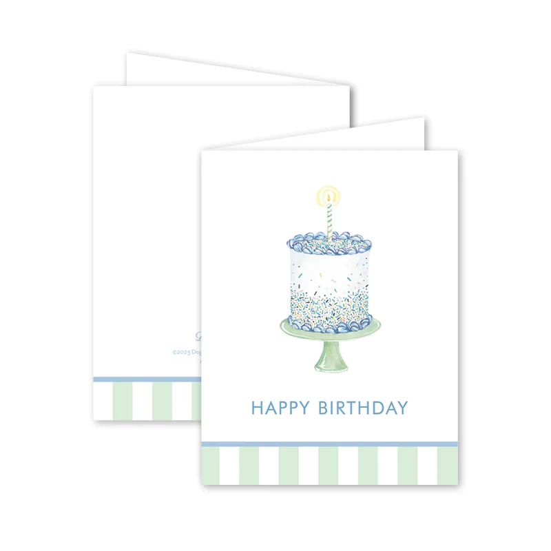Dogwood Hill Funfetti Blue Cake Birthday