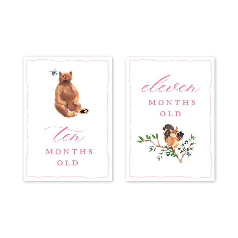 Dogwood Hill - Woodland Pink Milestone Cards: Milestone Cards - Set of 15 - Image 7